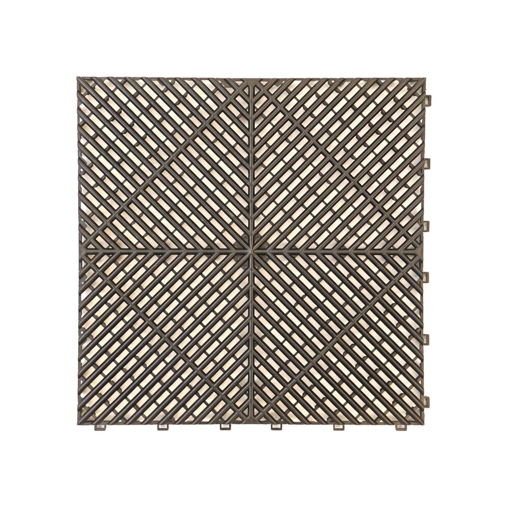 1.8 cm garage floor tiles black