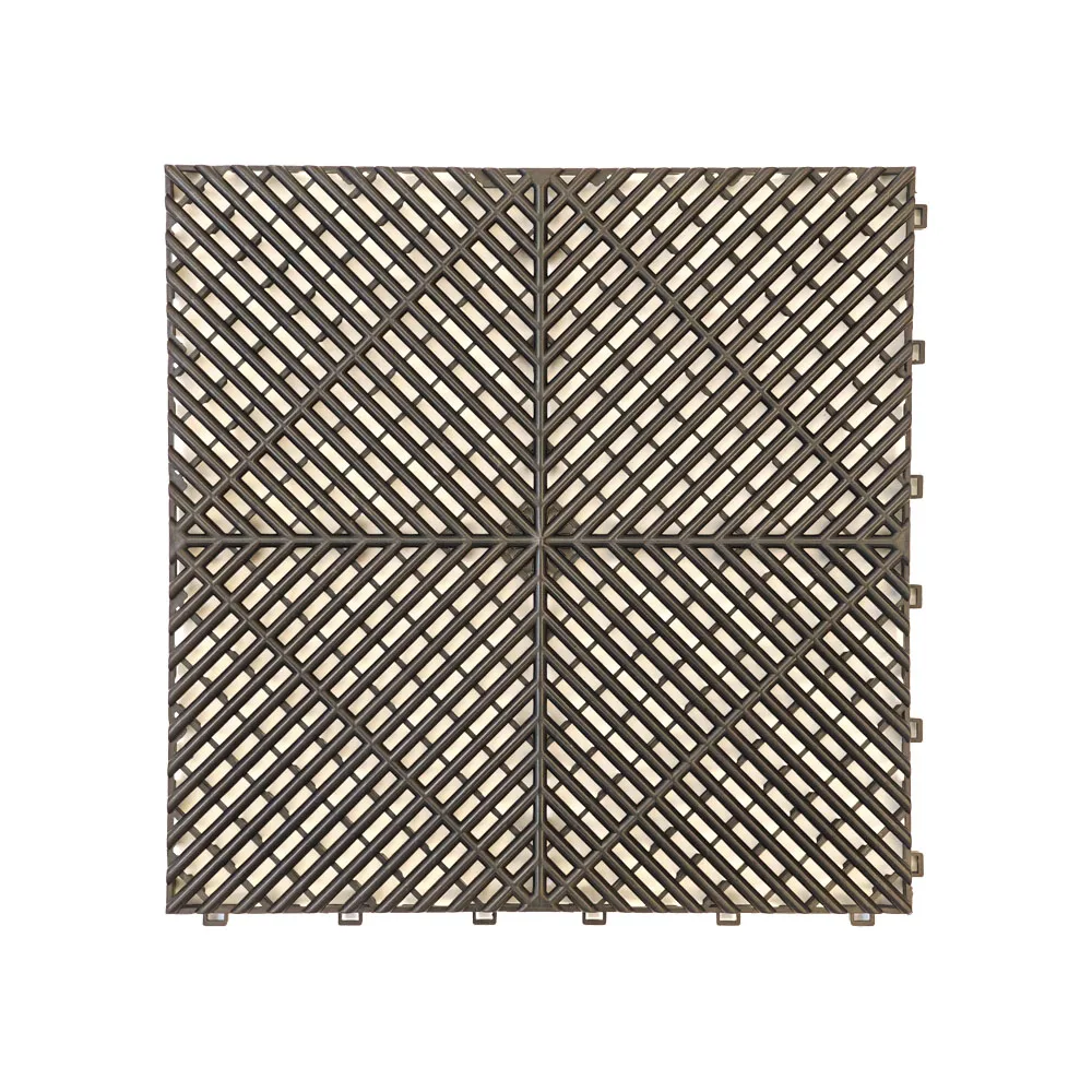 1.8 cm garage floor tiles black