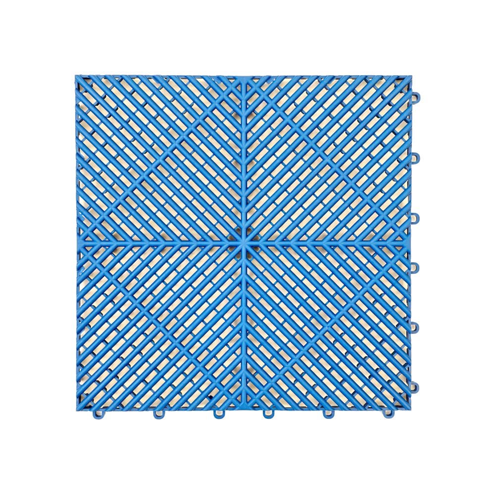 1.8 cm garage floor tiles blue