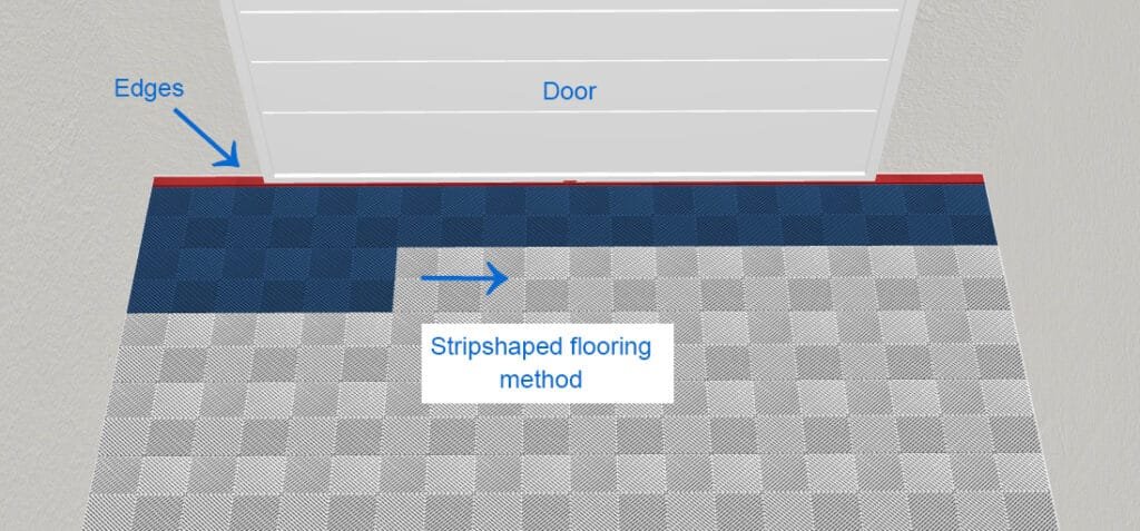 installation guidance of interlocking tiles 4