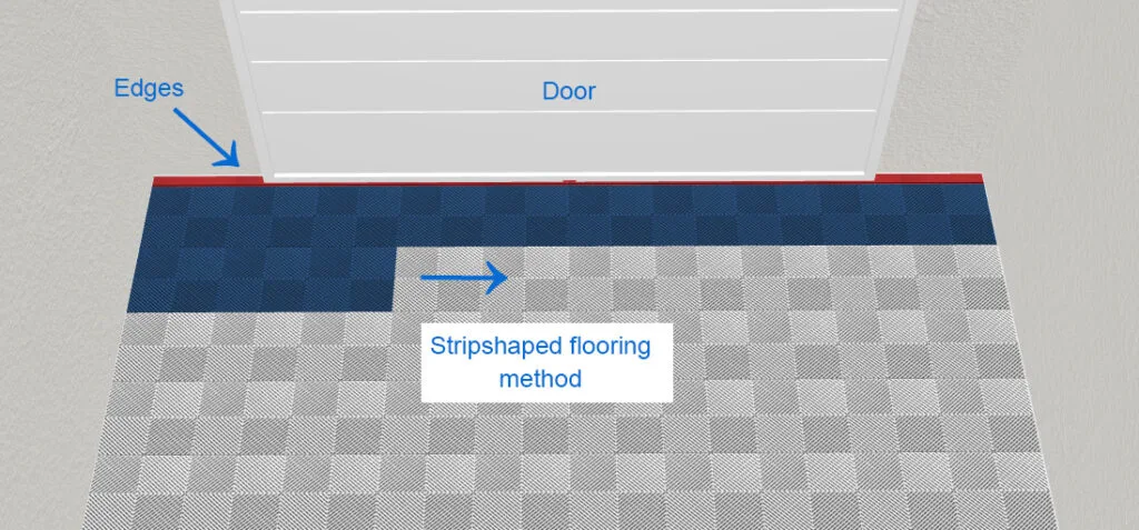 installation guidance of interlocking tiles 4