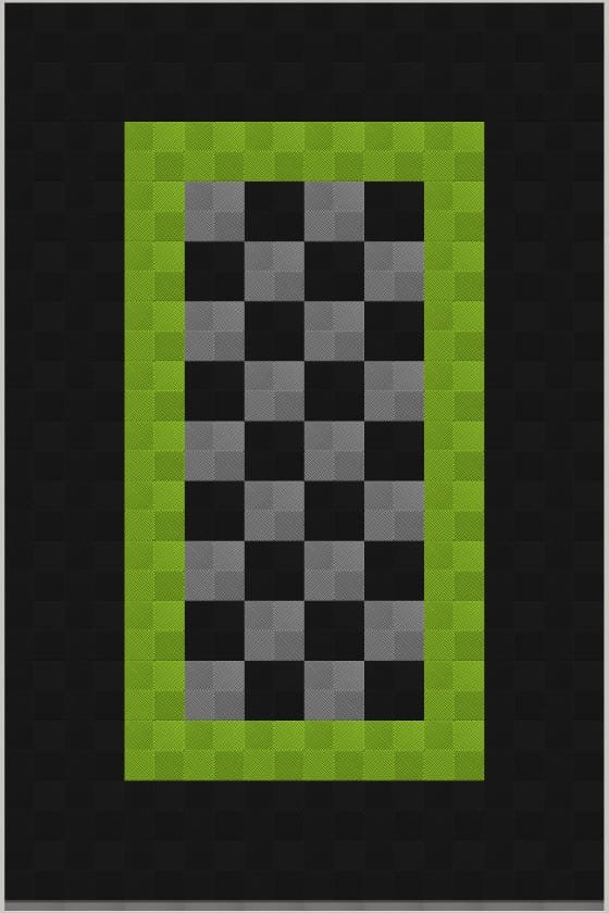 mixed pattern flooring of interlocking tiles 1