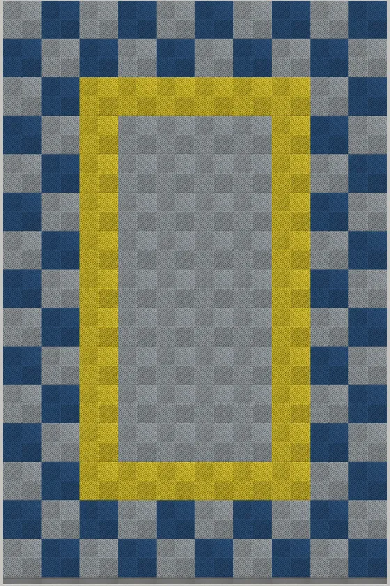 mixed pattern flooring of interlocking tiles 2