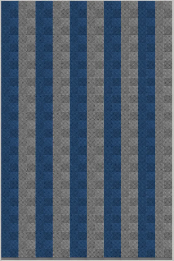 strip pattern flooring of interlocking tiles