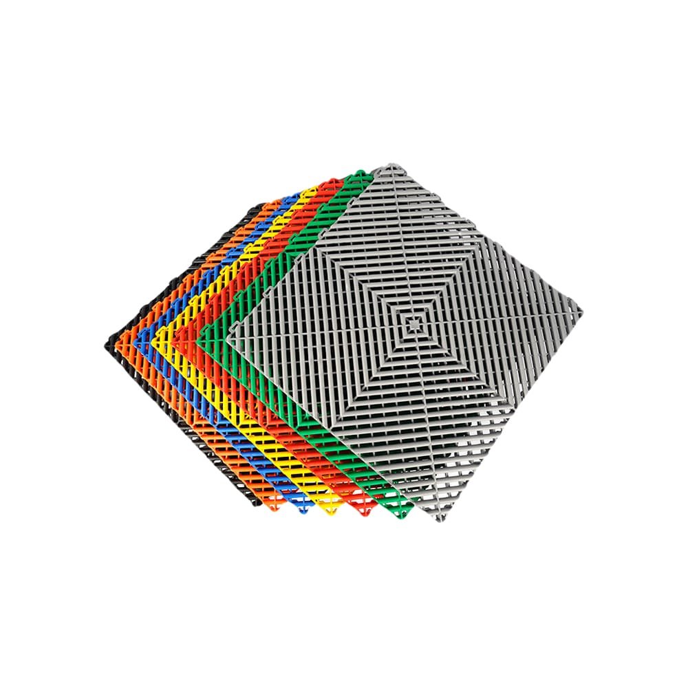 1.8 CM PP Enhanced Garage Floor Tiles Ribbed - الصورة 5